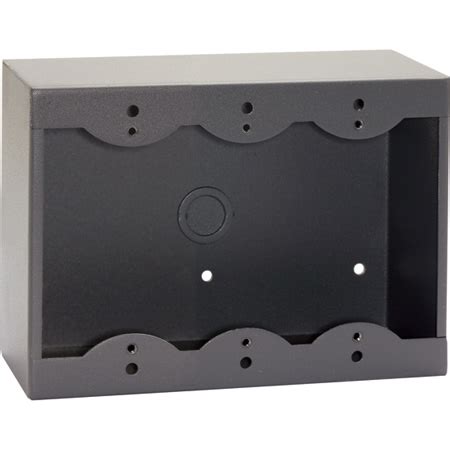 3 gang electrical box image|3 gang surface mount box.